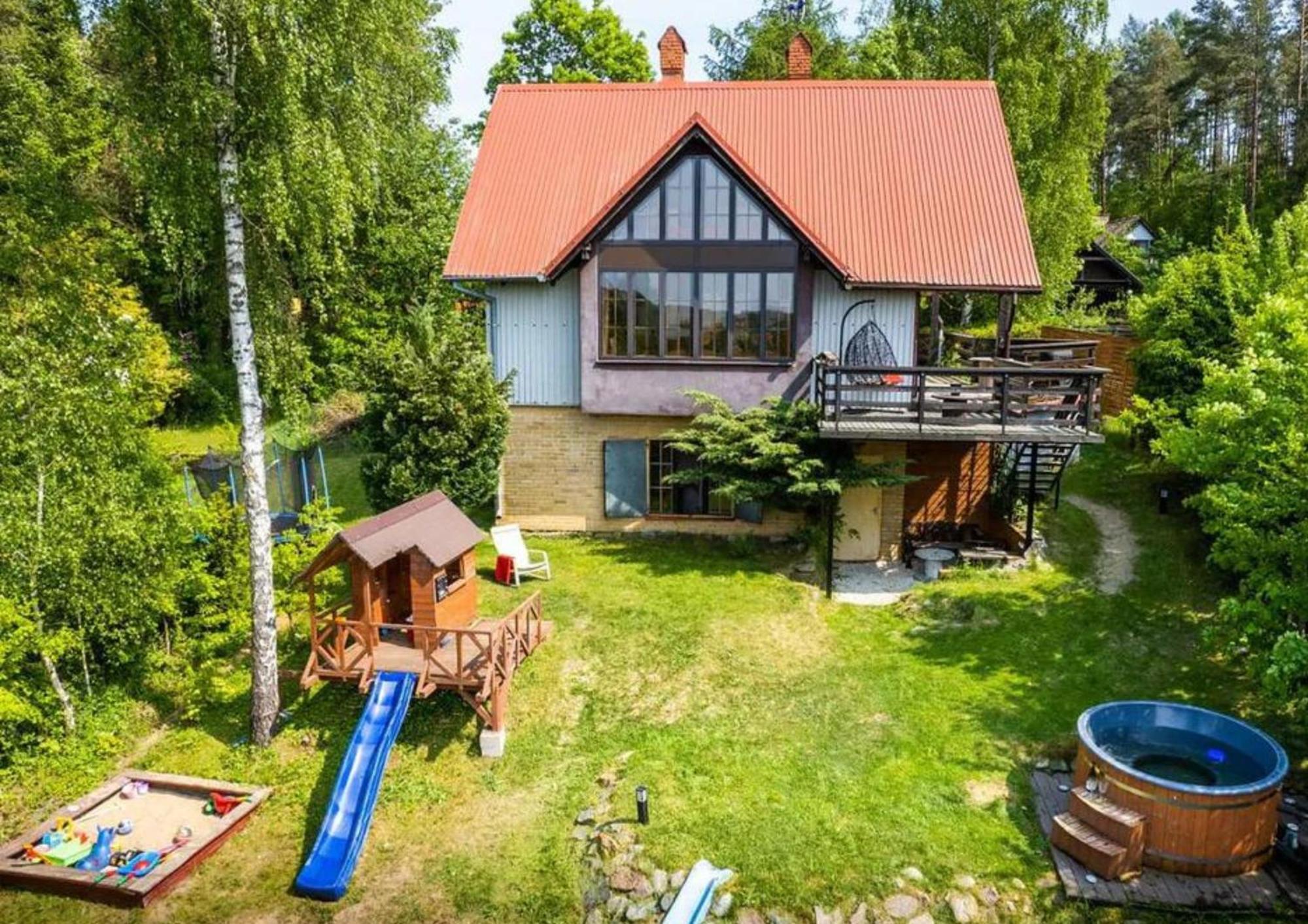 Villa Kuleszowka Na Kaszubach Z Balia Ogrodowa *
